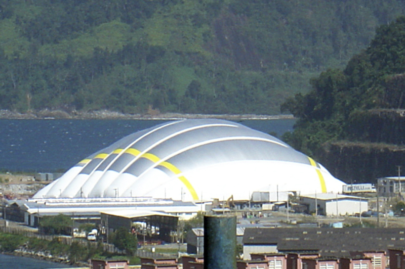 10 cobertura inflavel construcao obras locacao